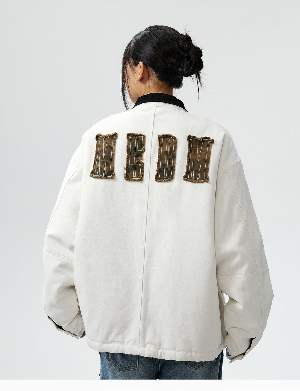 MEDM Camouflage Logo Patch Detroit Jacket