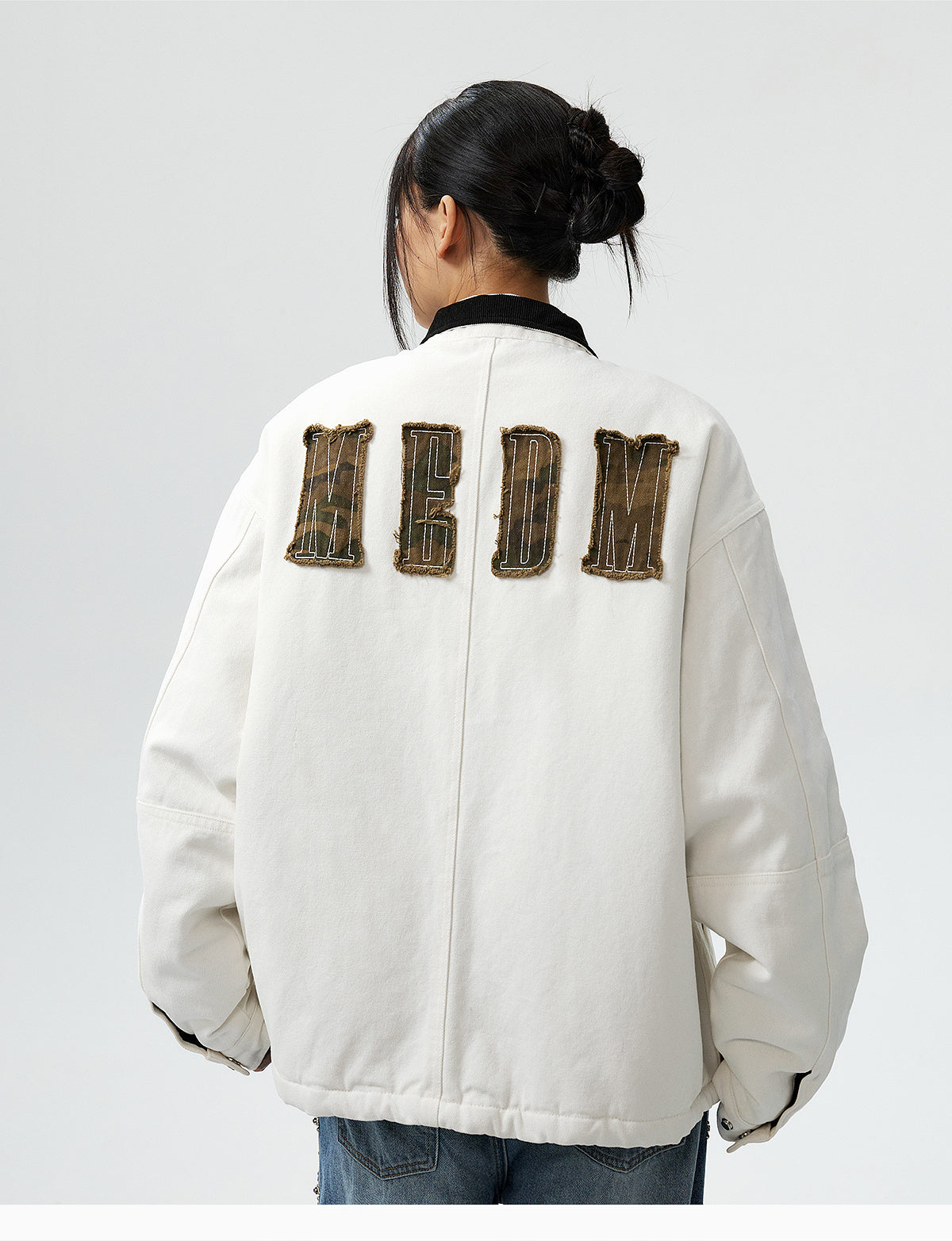 MEDM Camouflage Logo Patch Detroit Jacket