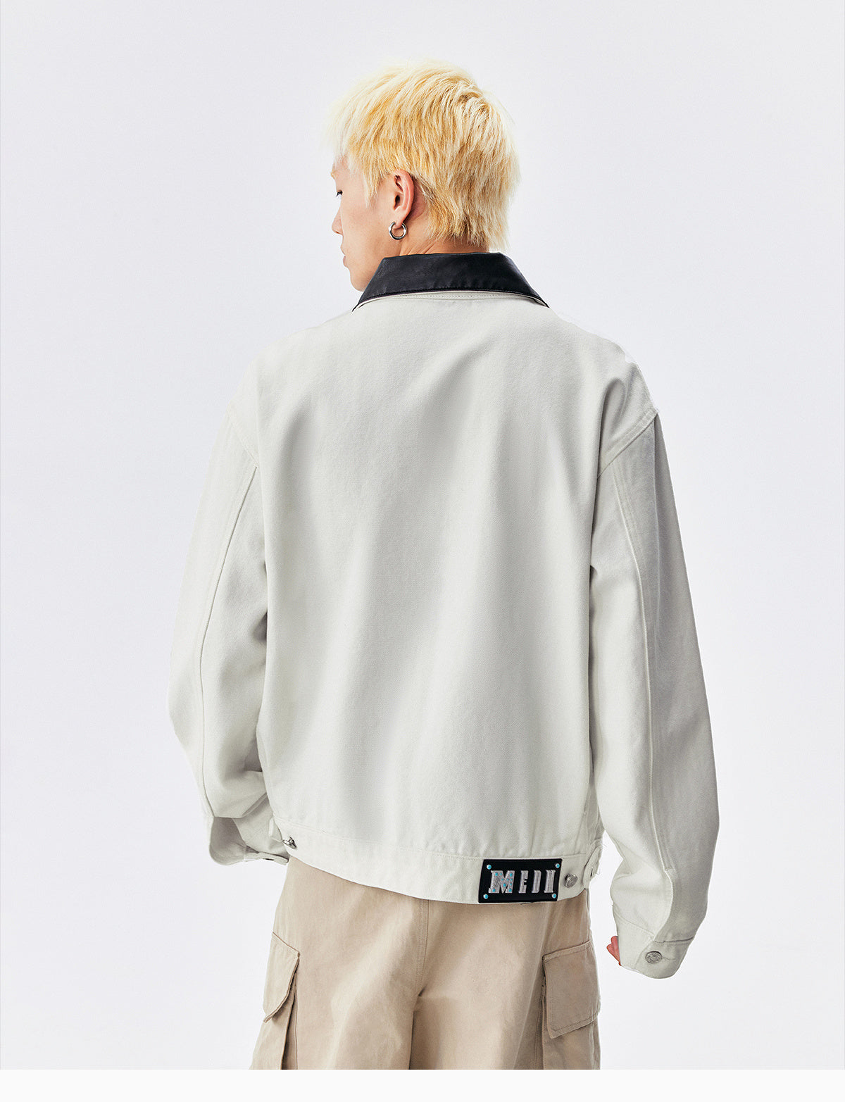 MEDM Turquoise Metal Patch Detroit Jacket