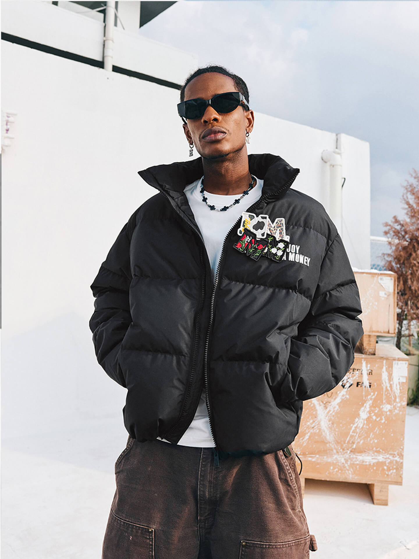 MEDM Logo Velcro Down Jacket