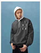 MEDM Layered Look Color Block Hoodie