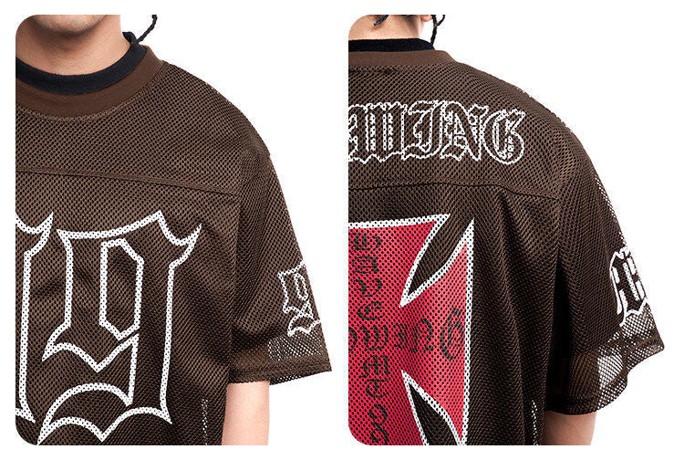F3F Select 99 Cross Print Mesh Short Sleeve Jersey