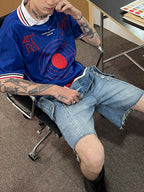 4tra "Rebel Pirate" Bullseye Soccer Jersey Tee