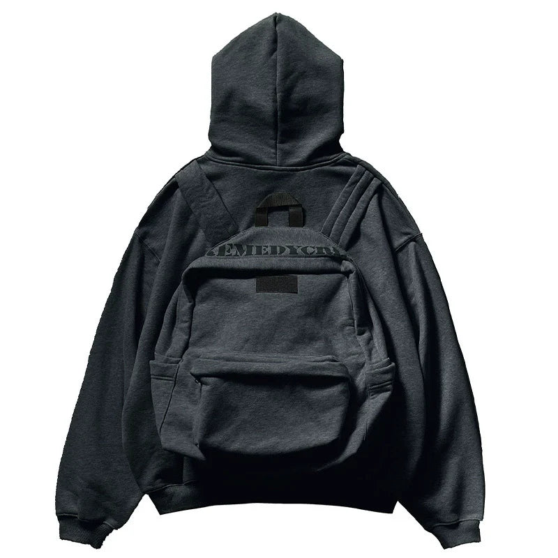 Remedy Backpack Design Zip Up Hoodie