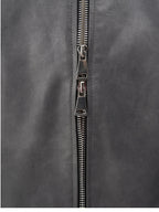 KARMANISTIC Racing Short Leather Jacket
