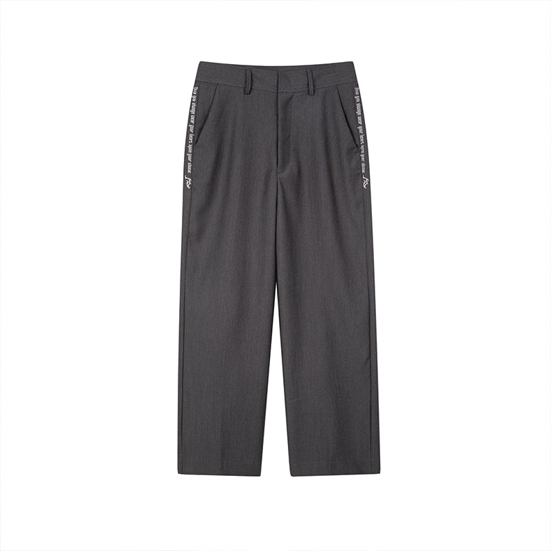 JHYQ Wide Legged Embroidered Western Pants