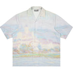 Harsh and Cruel Monet vintage oil painting full print Cuban Shirt