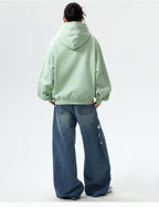 MEDM Mini Patchwork Floral Embroidered Hoodie