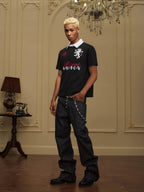 YADcrew Lion Crest Embroidered Polo Shirt