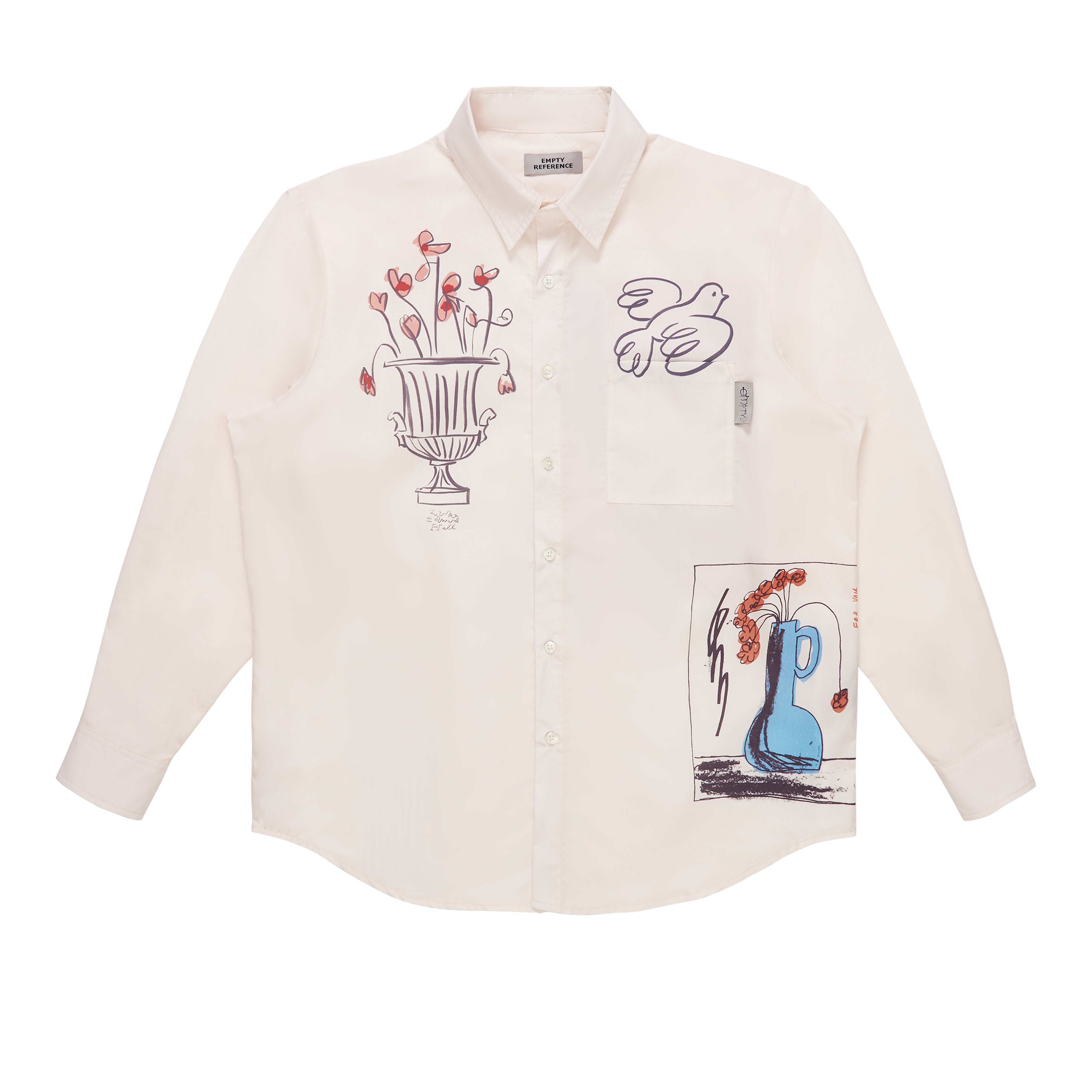 EMPTY REFERENCE Classical Elements Long Sleeve Shirt