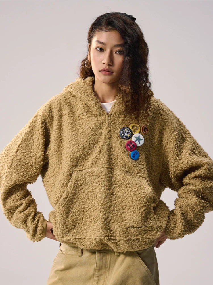 Remedy Sherpa Fleece Half Zip Hoodie