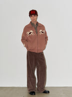 LIBERAFIT Cowboy Star Jacquard Zip Up Cowichan Cardigan