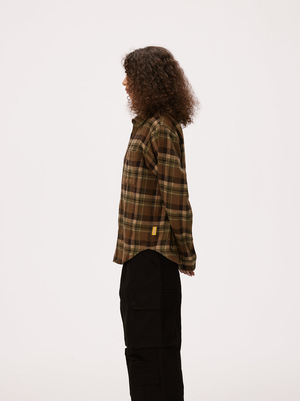 MHARF Classic Flannel Plaid Long Sleeve Shirt