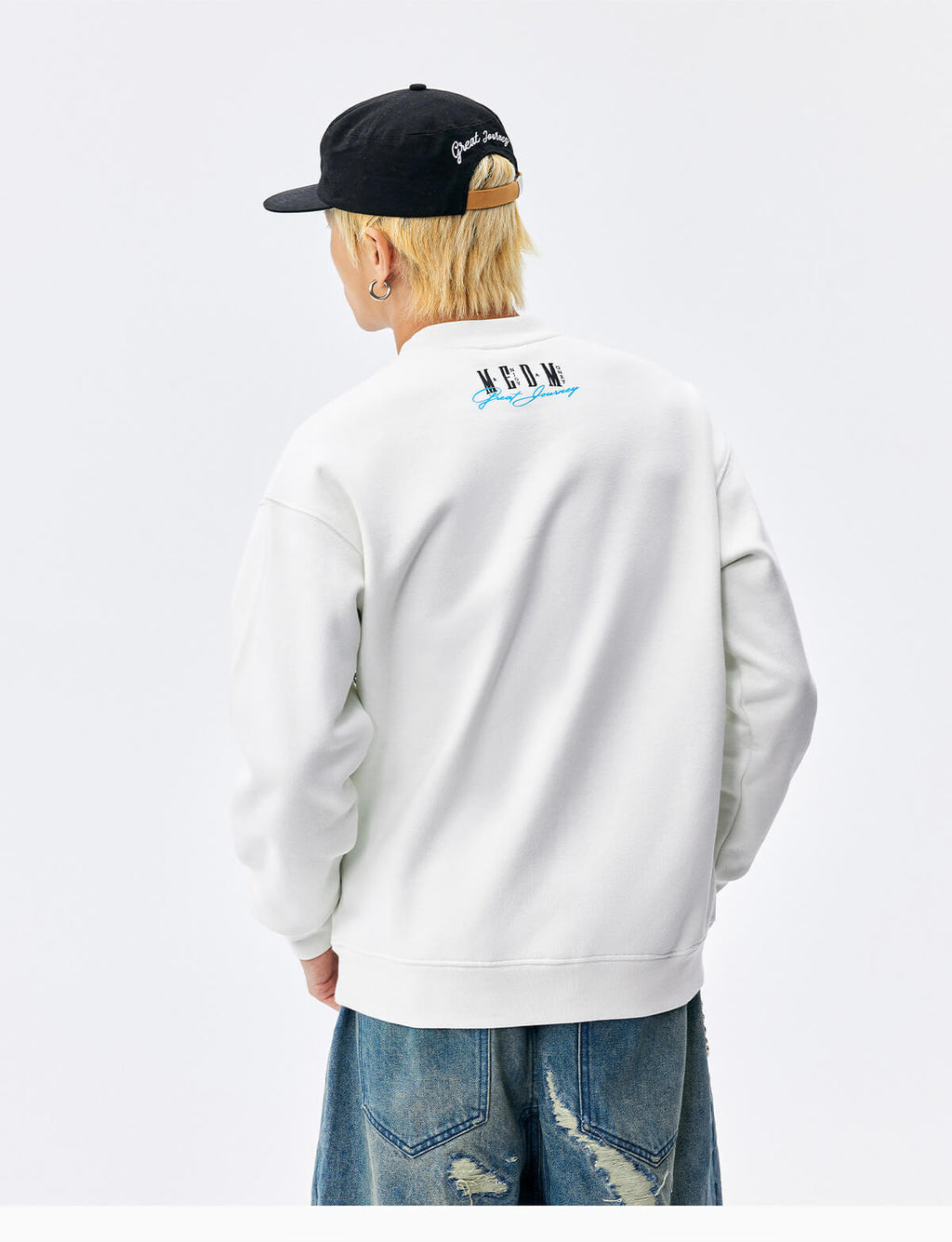MEDM Big Logo Print Sweatshirt