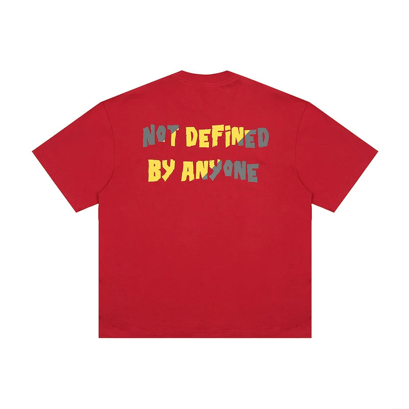 Achock Handwritten Slogan Print Tee