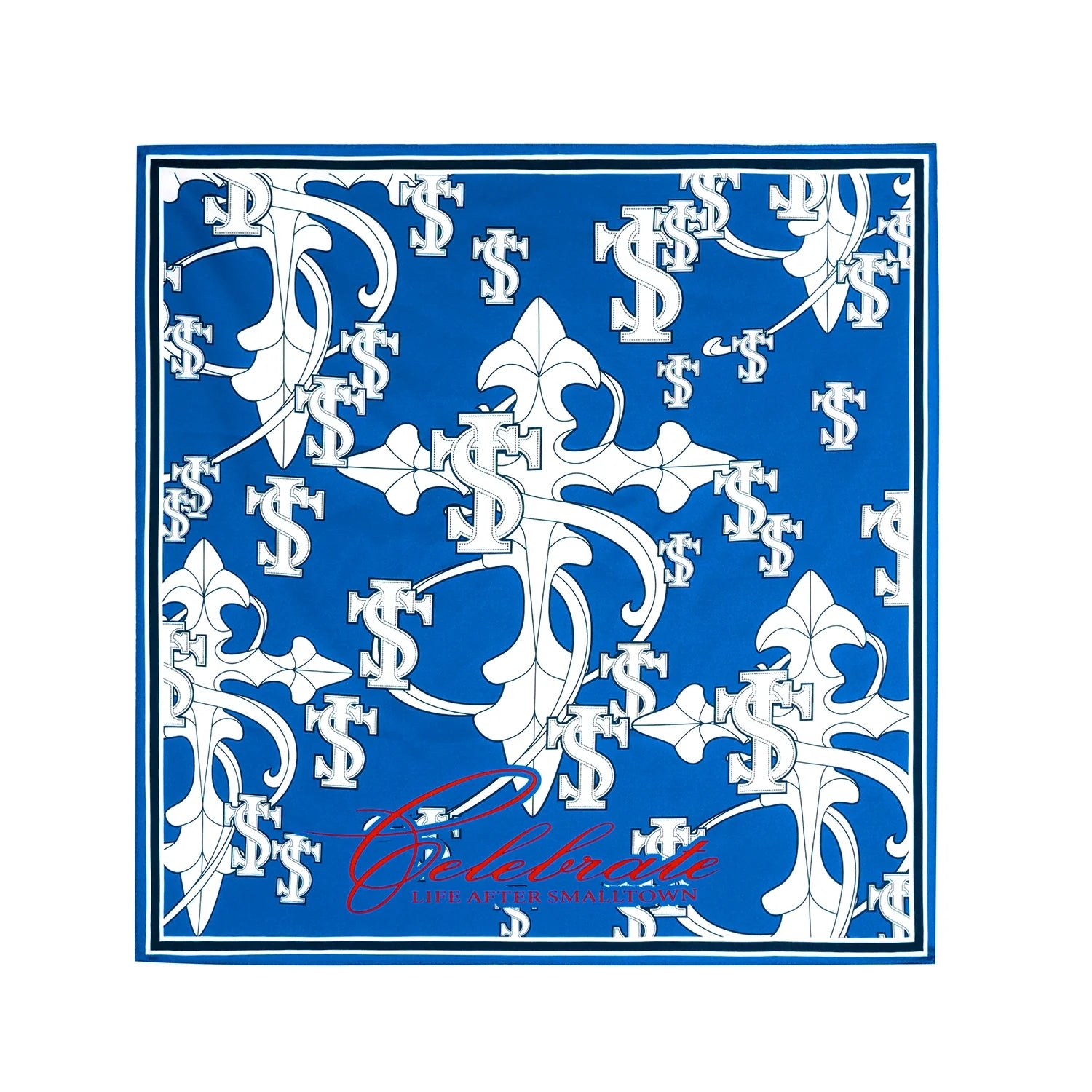 Small Town Kid Cross Logo Square Scarf / Bandana