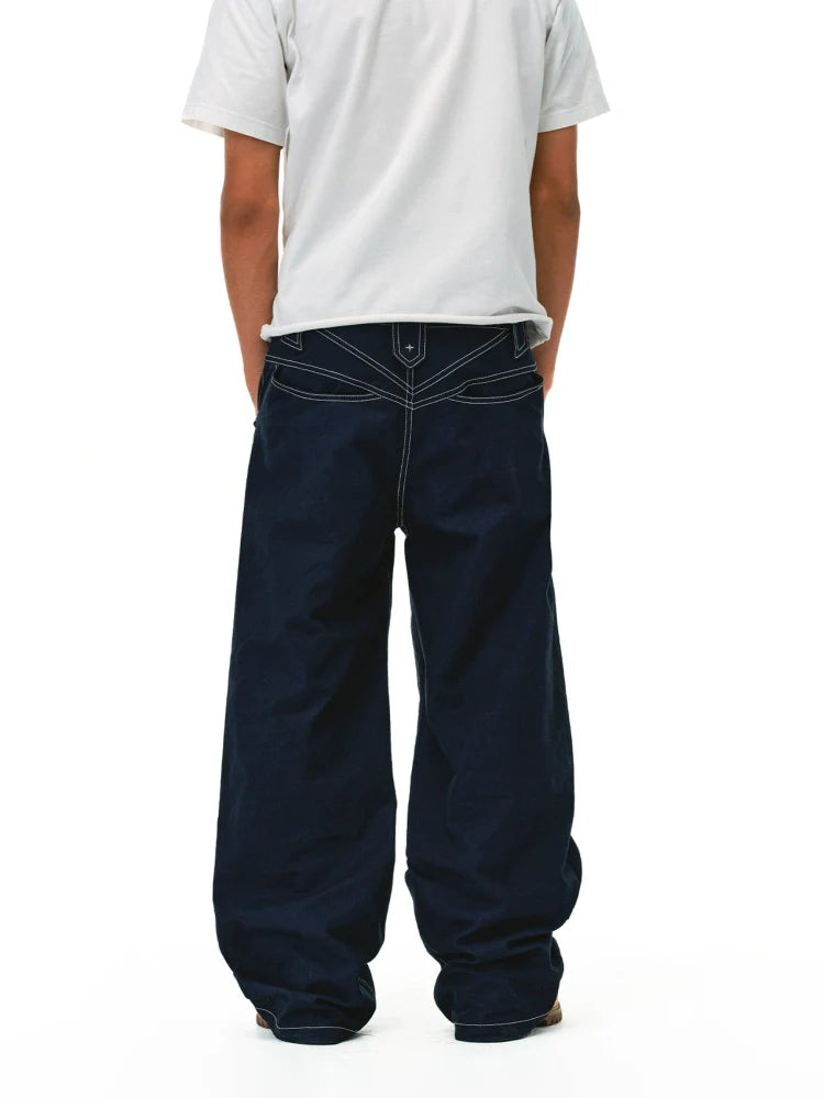 EVILKNIGHT(EK) Devil Eye Structured Canvas Pants