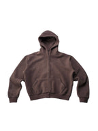 LIBERAFIT Wool Sherpa Hooded Zip Up Jacket