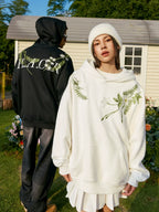 Harsh and Cruel Floral Garland Embroidered HACR Hoodie