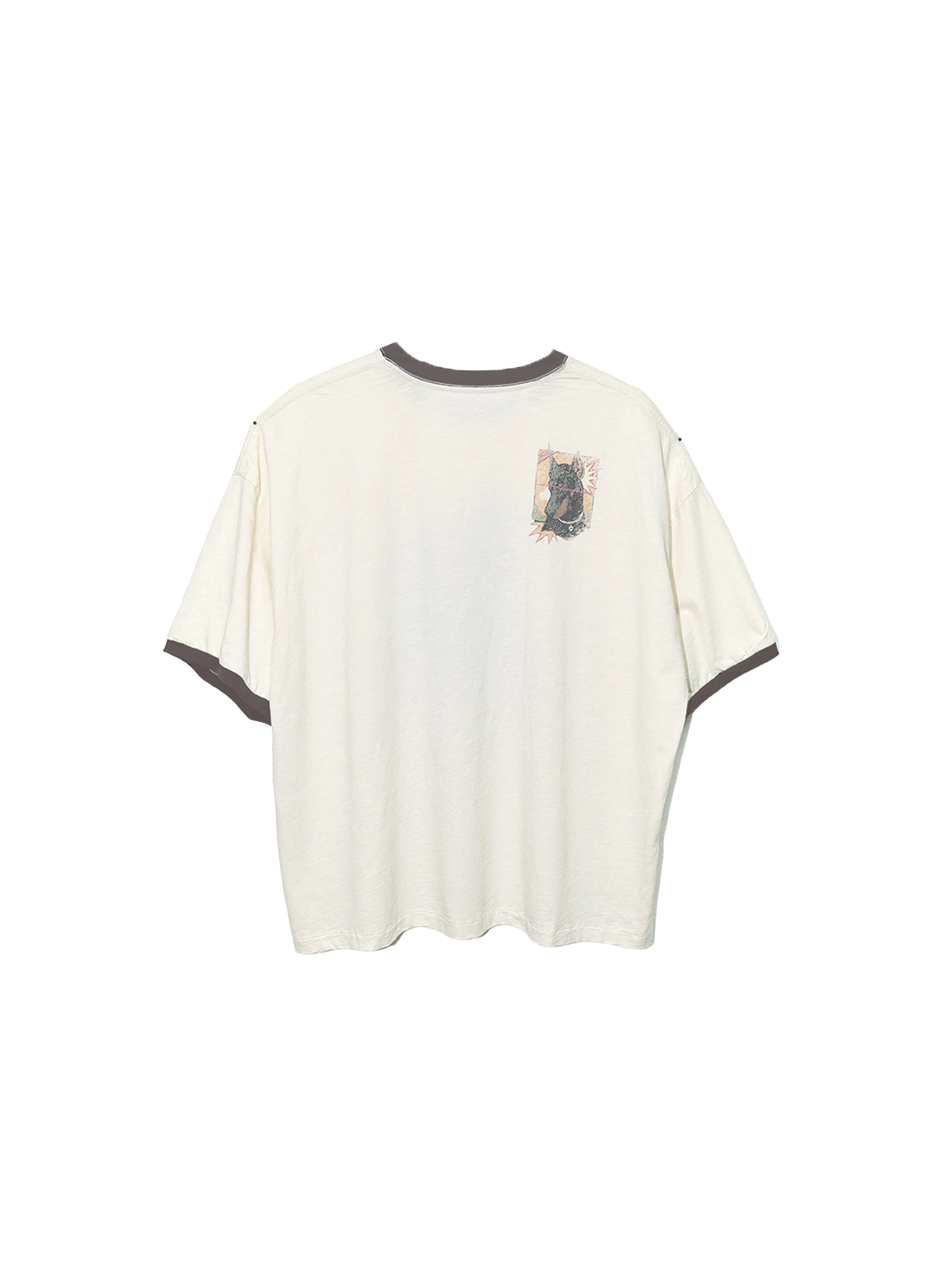 LIBERAFIT Cerberus Graphic Washed Vintage Tee