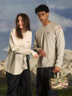 S45 Reverse Stitch Small Logo Long Sleeve Tee