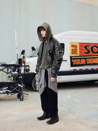 SOD Co. Wrinkled Custom Pleated MA-1 Bomber Jacket