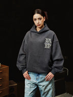 YADcrew x BIPOLAR Logo Pearl Embroidered Hoodie