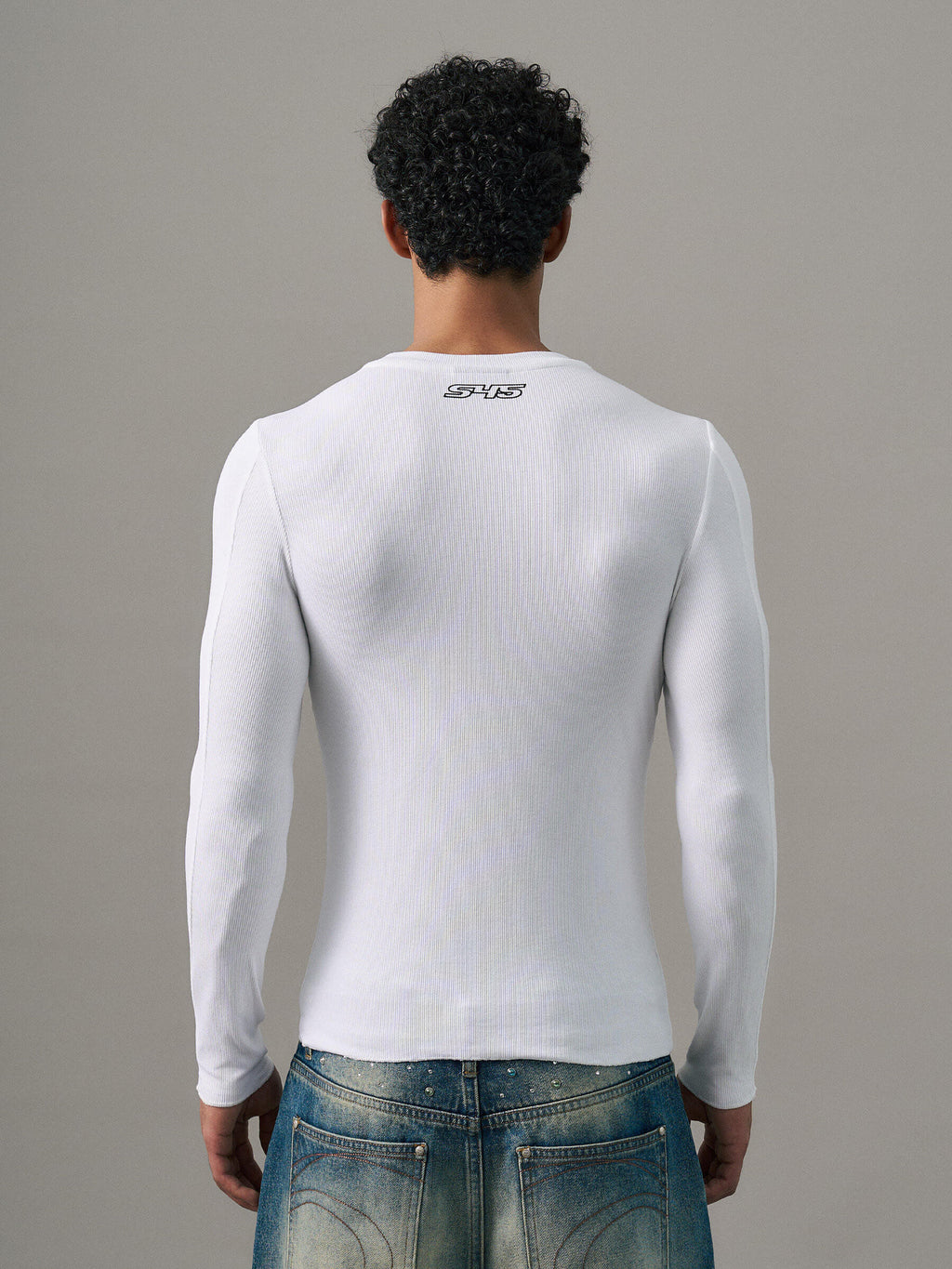 S45 Stretch Fit Basic Long Sleeve Tee