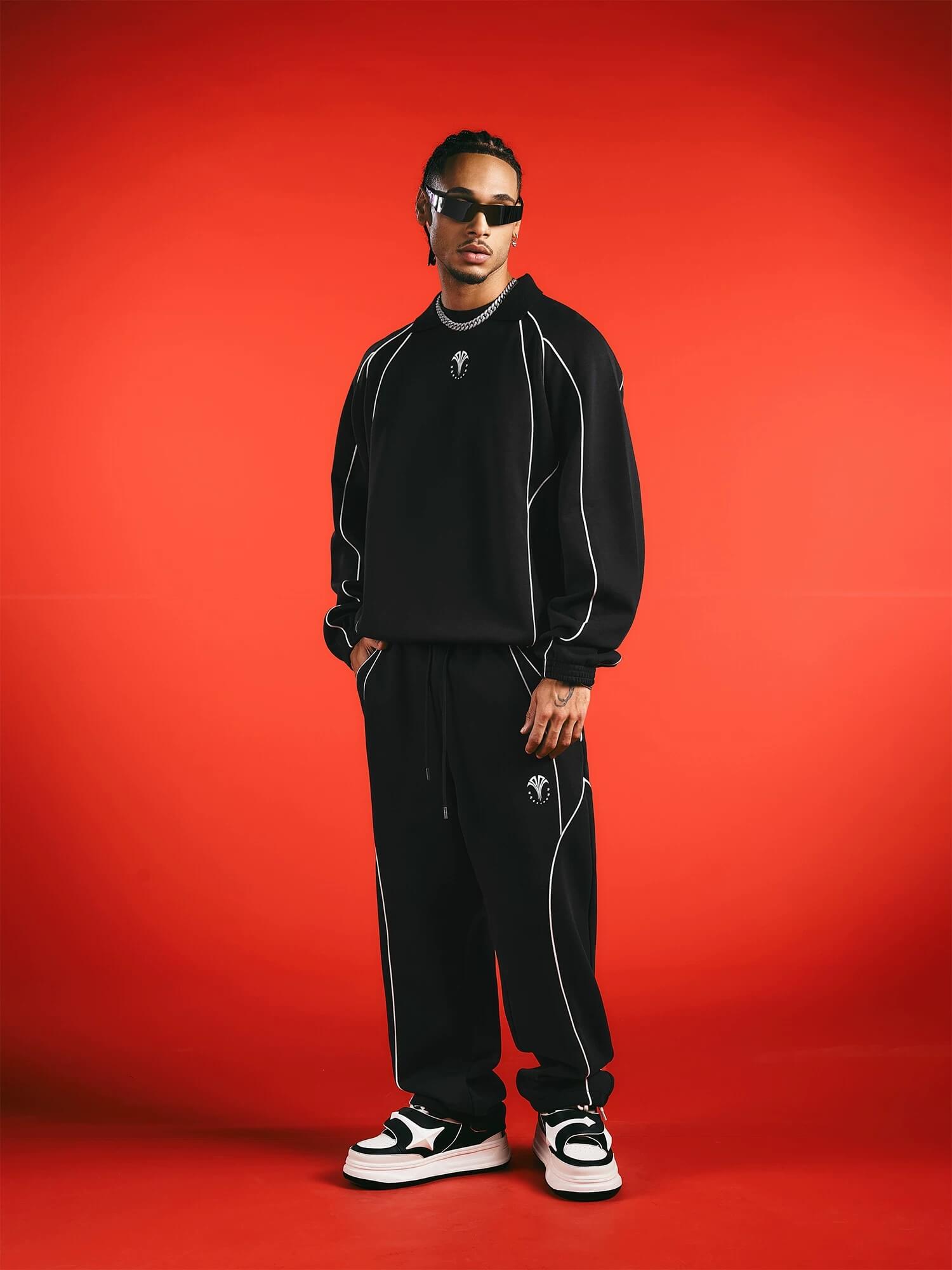 1807 HERE Line Pattern Sweatpants