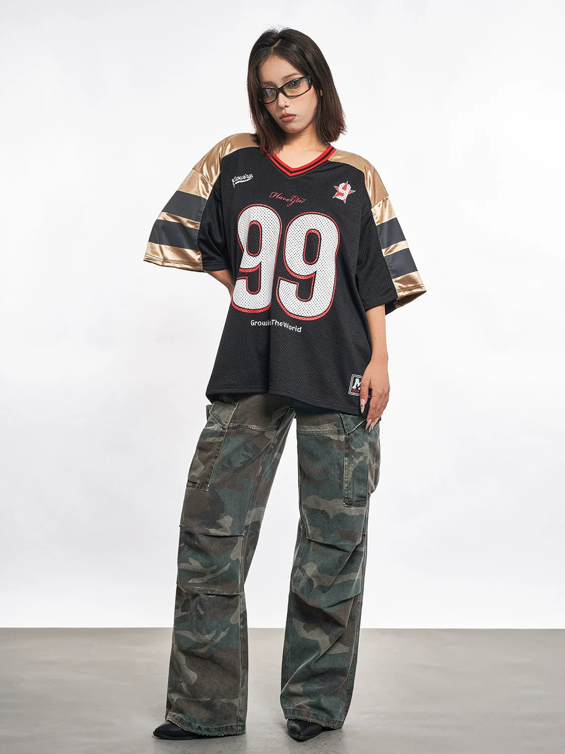 F3F Select Black and Gold 99 Mesh Hockey Jersey