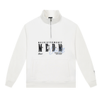 MEDM Half-Zip Logo Embroidered Sweatshirt