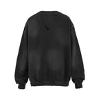 UNDERWATER Mottled Aged Logo Print Sweatshirt