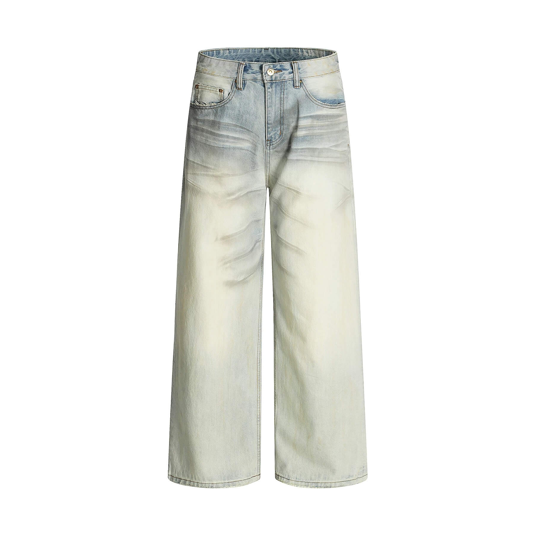 JHYQ Heavy Washed Vintage Jeans