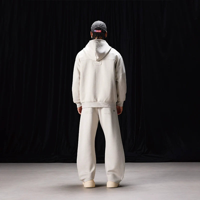 Labt Wool Air Layer Embroidered Hoodie