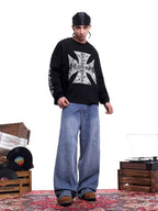 F3F Select Classic Wash Baggy Jeans