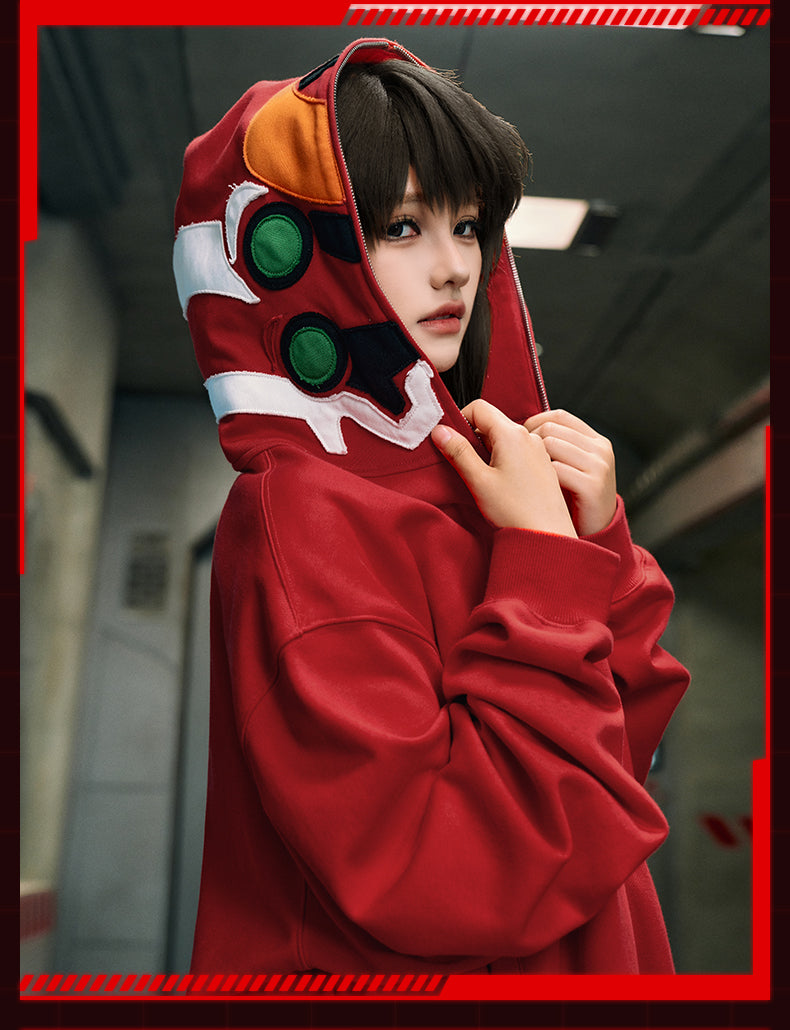 MEDM x EVA Unit-00, Unit-01, Unit-02 Mecha Design Zip-Up Hoodie