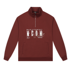 MEDM Half-Zip Logo Embroidered Sweatshirt