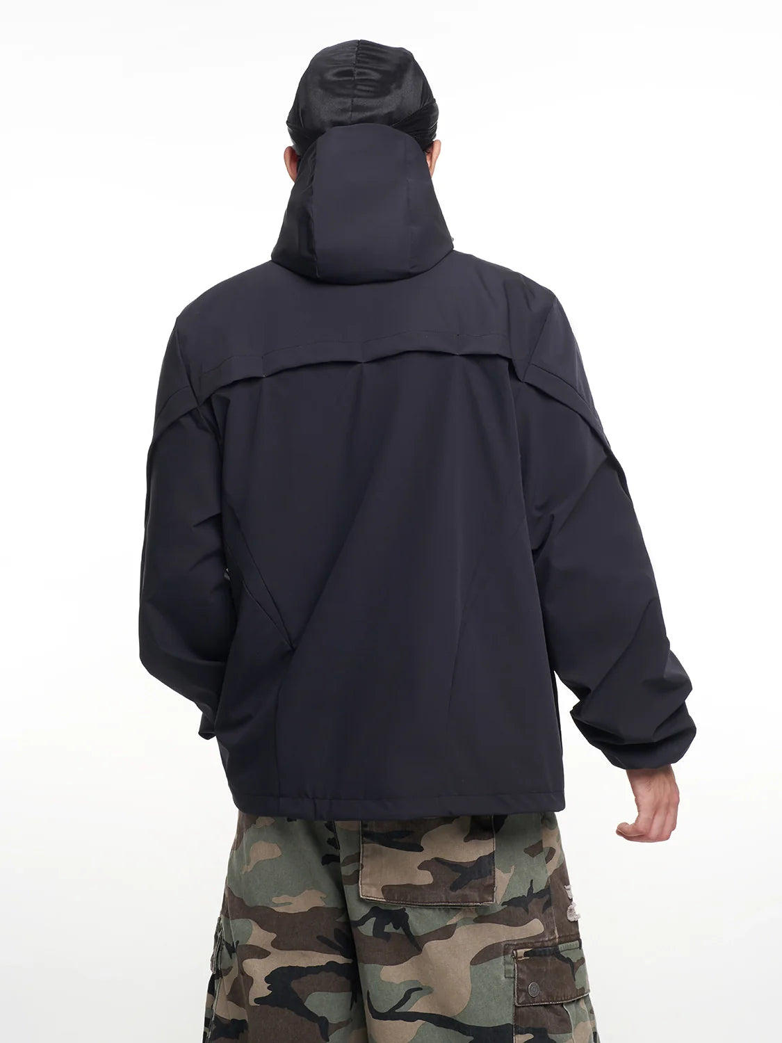 F3F Select Functional Drawstring Hooded Technical Jacket