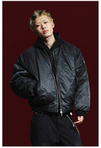 Remedy Pleated Back Design MA-1 Bomber Jacket