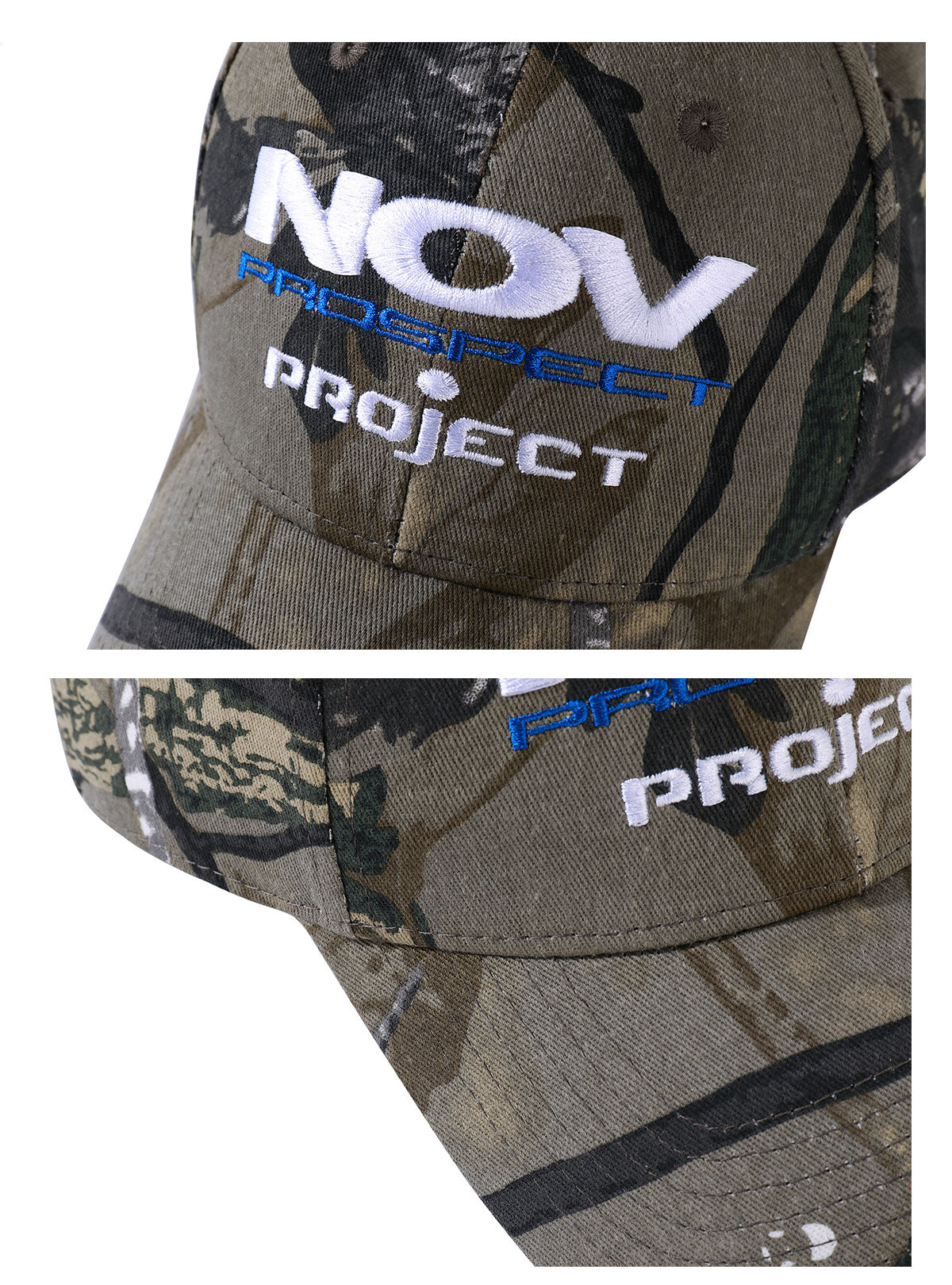 NOVACAM Tree Camo NOV Logo Embroidered Dad Hat