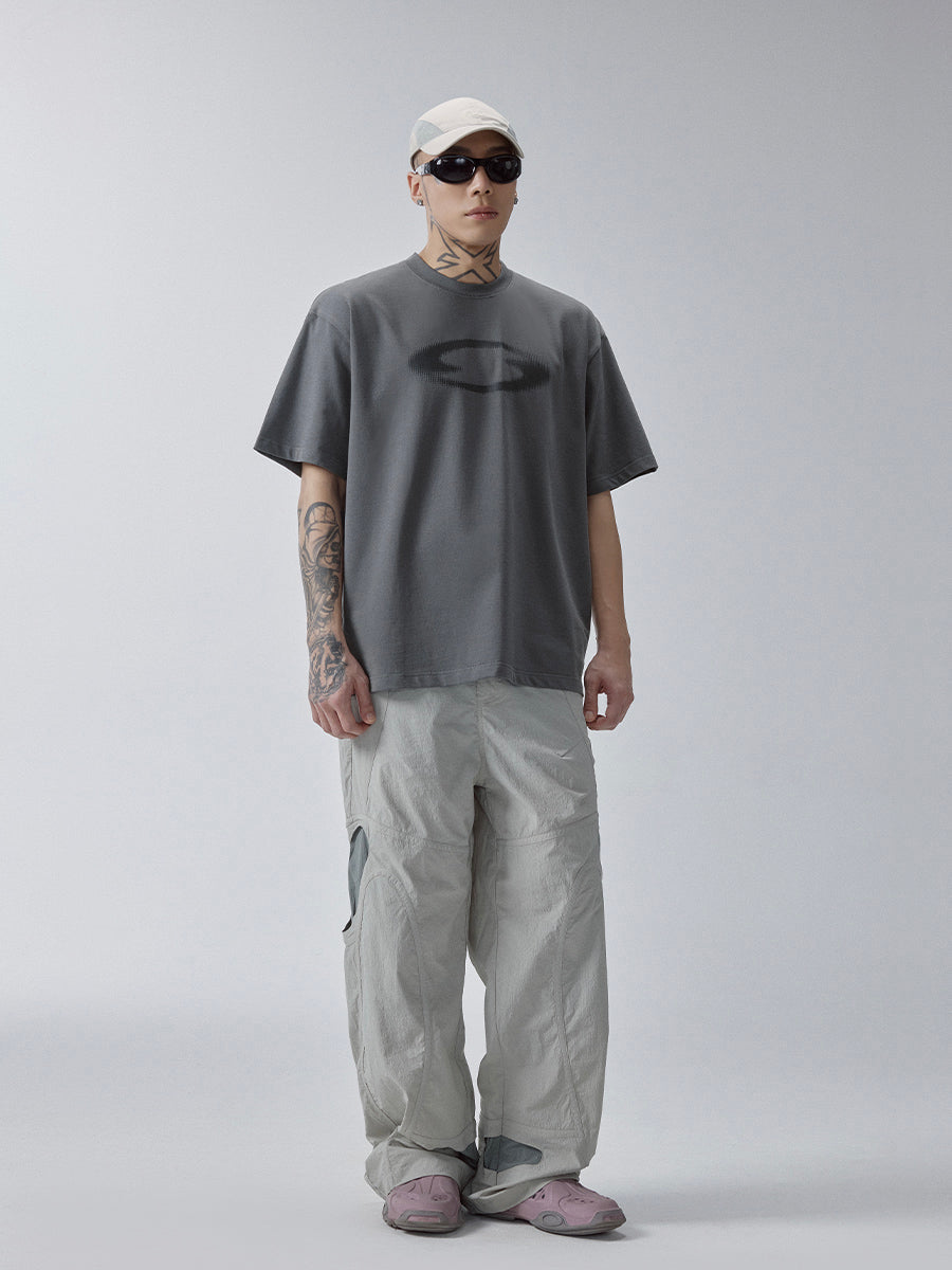 F2CE Basic Shadow Logo Printed Tee