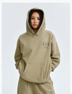 MEDM Embroidered Lettered Logo Hoodie & Sweatpants