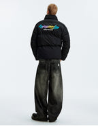 MEDM Gradient Embroidered Puffer Jacket