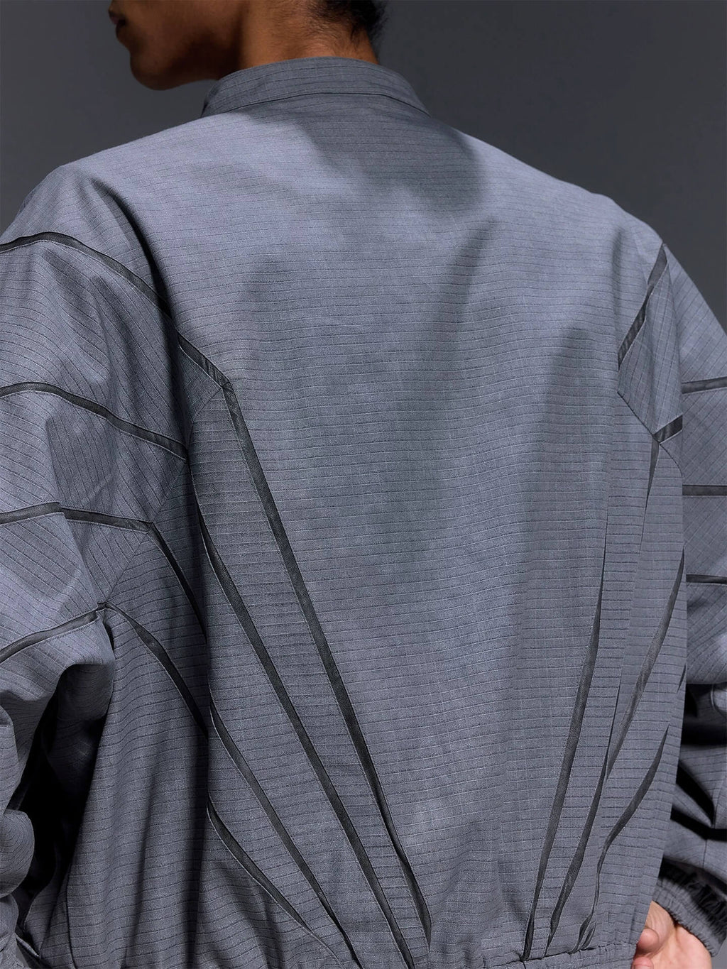 1807 Faded Wash Ripstop Track Jacket