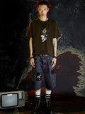 VENTUREK Washed Gun Cracked Print Tee