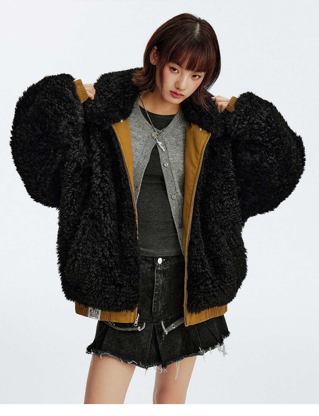 MEDM Reversible Sherpa Flight Jacket