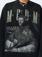 MEDM Clown Oil Painting Long Sleeve Tee