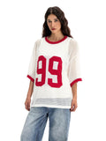 F3F Select 99 Numbering Mesh Knit Short Sleeve Jersey