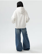 MEDM Mini Patchwork Floral Embroidered Hoodie