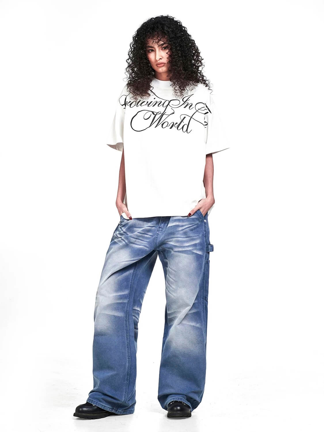 F3F Select Large Calligraphy Print Tee